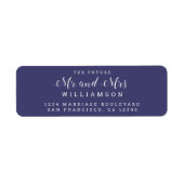 Chic Script Future Mr. Wedding Rücksendeadresse (Vorne)