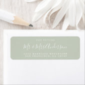 Chic Script Future Mr. Wedding Rücksendeadresse (Insitu)