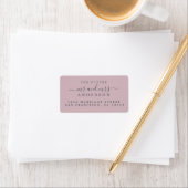 Chic Script Future Mr. Wedding Rücksendeadresse Adressaufkleber (Insitu)