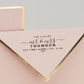 Chic Script Future Mr. Wedding Rücksendeadresse Gummistempel