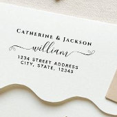 Chic Script Future Mr. Wedding Rücksendeadresse Gummistempel