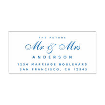 Chic Script Future Mr. Wedding Rücksendeadresse