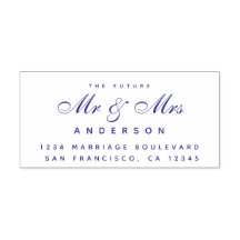 Chic Script Future Mr. Wedding Rücksendeadresse