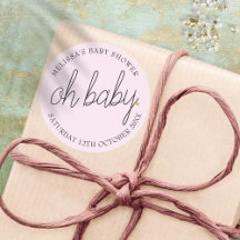 Chic-Script Gold-Herz-Baby-Mädchen-Party oh Baby