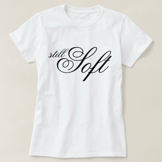 Chic-Script-Stil weiche ästhetische Bestätigung T-Shirt (Design vorne)