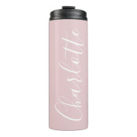 Chic Script Typografie Personalisiert Girly Pink