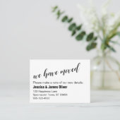 Chic Script Typografie Wir haben Handout-Karte ver Visitenkarte (Stehend Vorderseite)