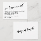 Chic Script Typografie Wir haben Handout-Karte ver Visitenkarte (Vorne/Hinten)