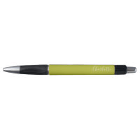Chic Script Typografy Personalisiert Chartreuse