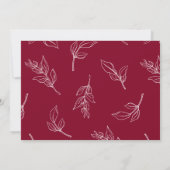 Chic Script Wedding Save the Date 2 Foto Collage Einladung (Rückseite)