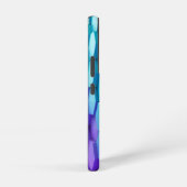 Chic Scripture Blue Mauve Honigwabe Gold Biene Samsung Galaxy Hülle (Rechte Seite)