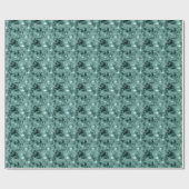 Chic Sea Green abstrakt Geschenkpapier (Flach)