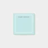 Chic Sea Green | PERSONALISIERT Post-it Klebezettel (Vorderseite)