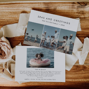 Chic Seas and Greetings Year in Review 4 Foto Feiertagskarte