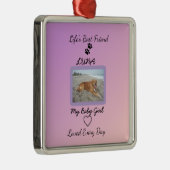 Chic Seasonal Companion Keepsake Ornament Aus Metall (Rechts)