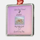 Chic Seasonal Companion Keepsake Ornament Aus Metall (Links)