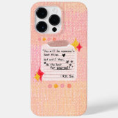 Chic Self-Liebe Quotes iPhone Case Soft Pinky (Rückseite)