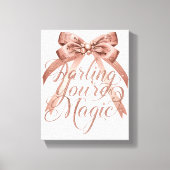 Chic Self Love and Empowerment Message Leinwanddruck (Vorderseite)