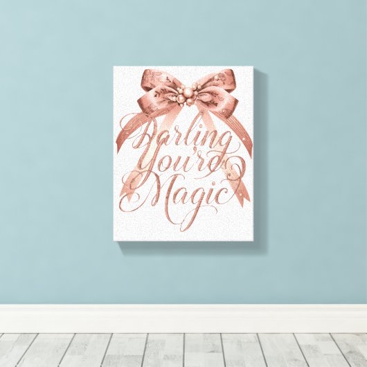 Chic Self Love and Empowerment Message Leinwanddruck (Insitu (Holzboden))