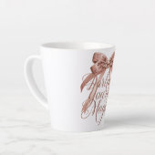 Chic Self Love and Empowerment Message Milchtasse (Linke Ecke)