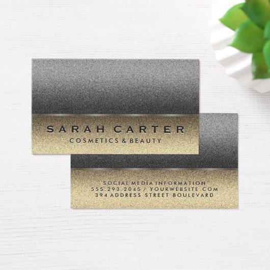 Chic Sepia Silver Zwei-Töne Farben (Schreibtisch)