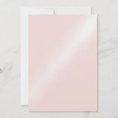 Chic She zähmt das Brautparty des Knot-Pink-Bows Einladung (Rückseite)