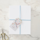 Chic She zähmt das knotenrosa Brautparty Geschenkanhänger (Mit Garn)