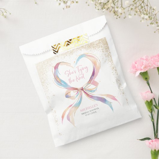 Chic She zähmt das knotenrosa Brautparty Geschenktütchen (Versiegelt)