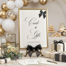 Chic 'She's The Knot Black Bow Mimosa Bar