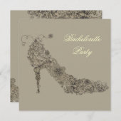 Chic Shoe ~ Einladungen (Vorne/Hinten)