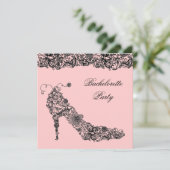 Chic Shoe ~ Einladungen (Stehend Vorderseite)