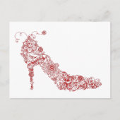Chic Shoe ~ Postcard Postkarte (Vorderseite)