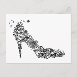 Chic Shoe ~ Postcard Postkarte