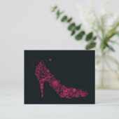 Chic Shoe ~ Postcard Postkarte (Stehend Vorderseite)