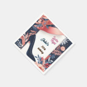 Chic Shoe Stilvolle Adult Ladys Night 30. Geburtst Serviette (Ecke)