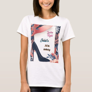 Chic Shoe Stilvolle Adult Ladys Night 30. Geburtst T-Shirt