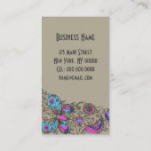 Chic Shoe ~ Visitenkarte (Rückseite)