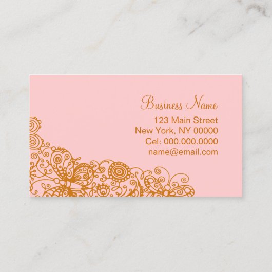 Chic Shoe ~ Visitenkarte (Rückseite)