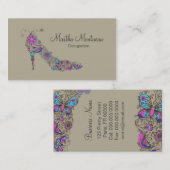 Chic Shoe ~ Visitenkarte (Vorne/Hinten)