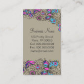 Chic Shoe ~ Visitenkarte (Rückseite)