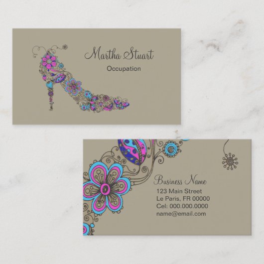 Chic Shoe - Visitenkarte (Vorne/Hinten)