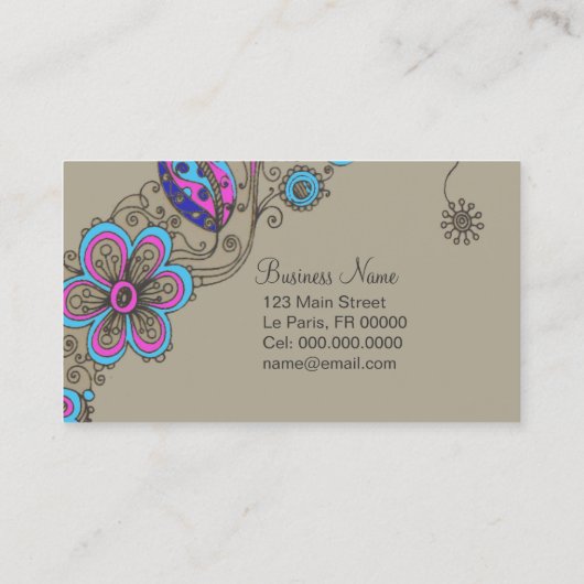 Chic Shoe - Visitenkarte (Rückseite)