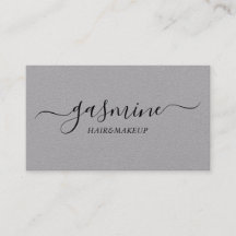 Chic Signature Premium Grau und Schwarz Typografie