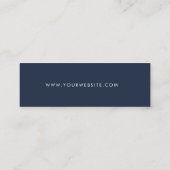 Chic Signature Script Blue Hang Tag (Rückseite)