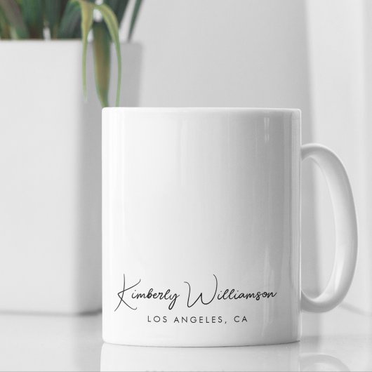 Chic Signature Script Business Kaffeetasse