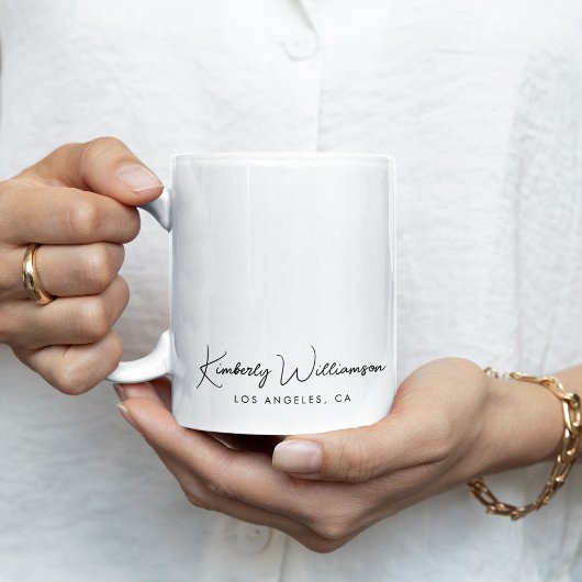 Chic Signature Script Business Kaffeetasse