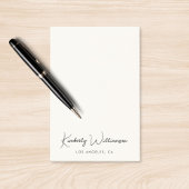 Chic Signature Script Cream Post-it Klebezettel