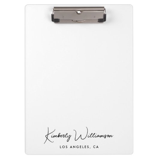 Chic Signature Script Klemmbrett (Vorderseite)