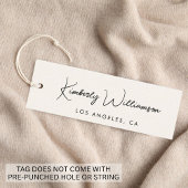 Chic Signature Script Label Hang Tag