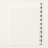 Chic Signature Script Monogram Business Planer (Rückseite)